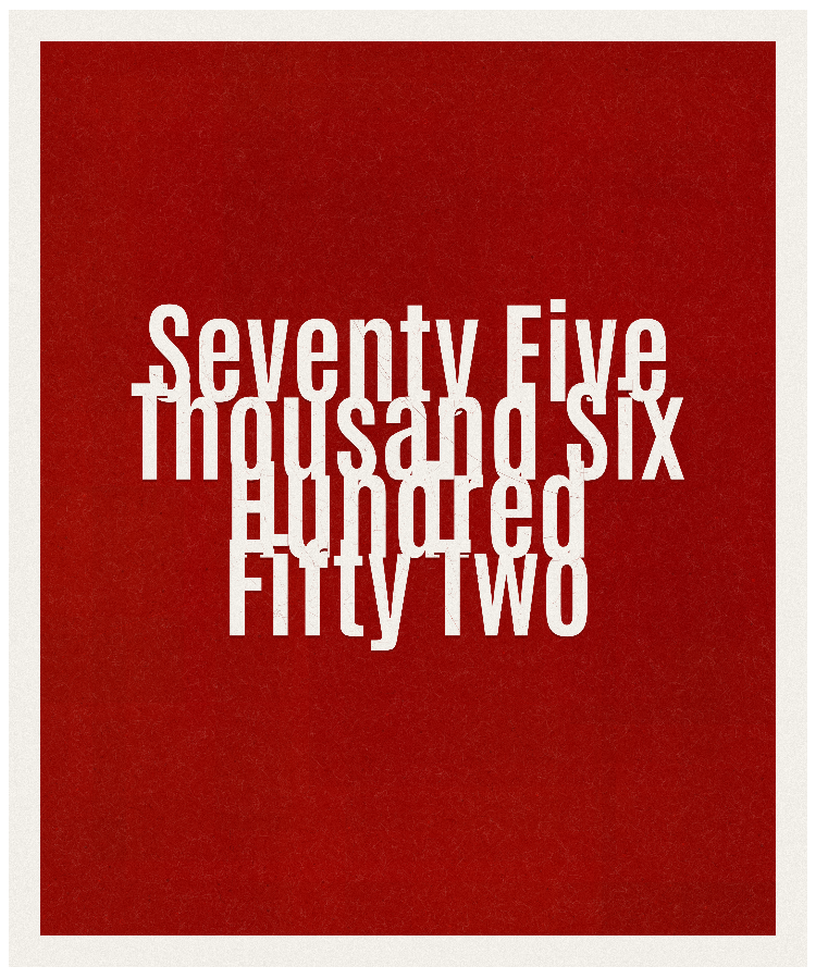 Count #75652