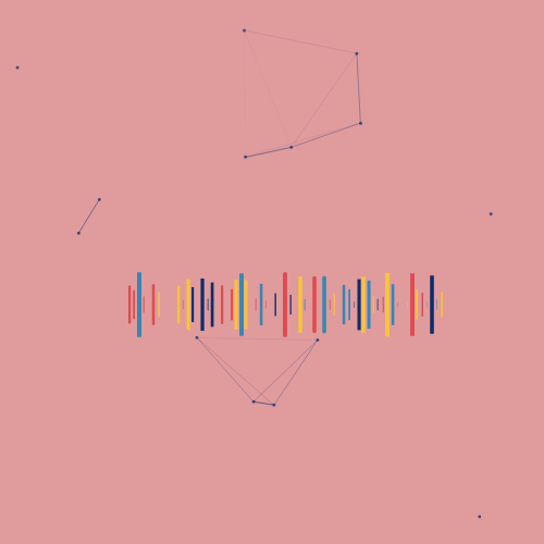 Constellation of particles in Space Sound #19