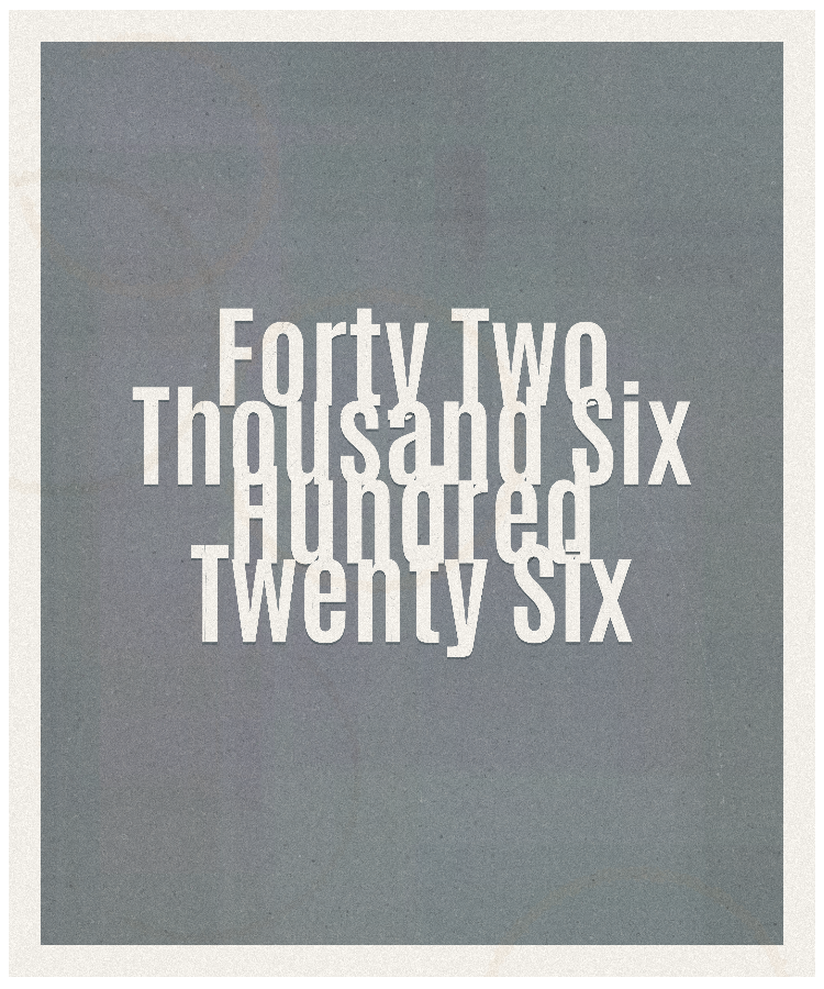Count #42626
