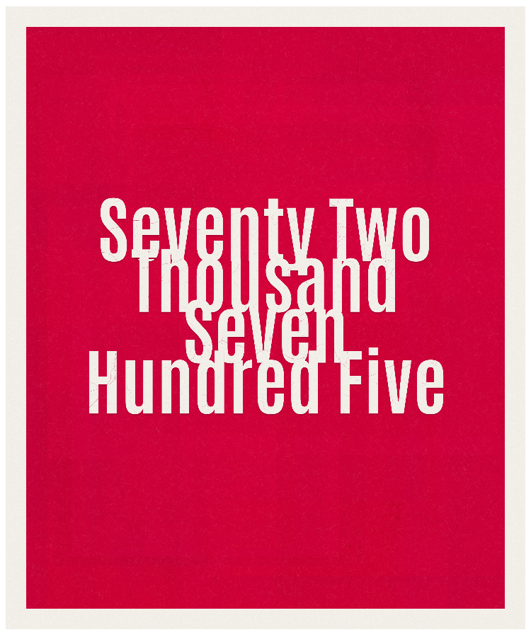 Count #72705