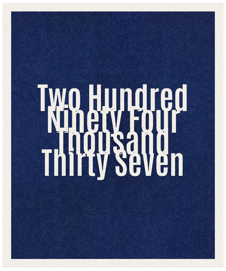 Count #294037