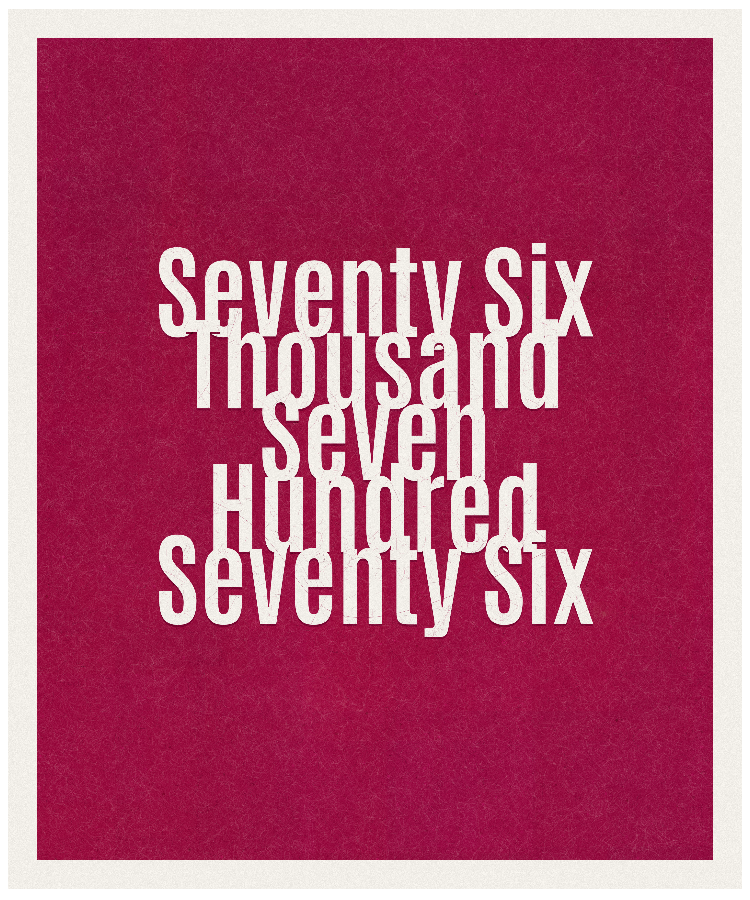 Count #76776