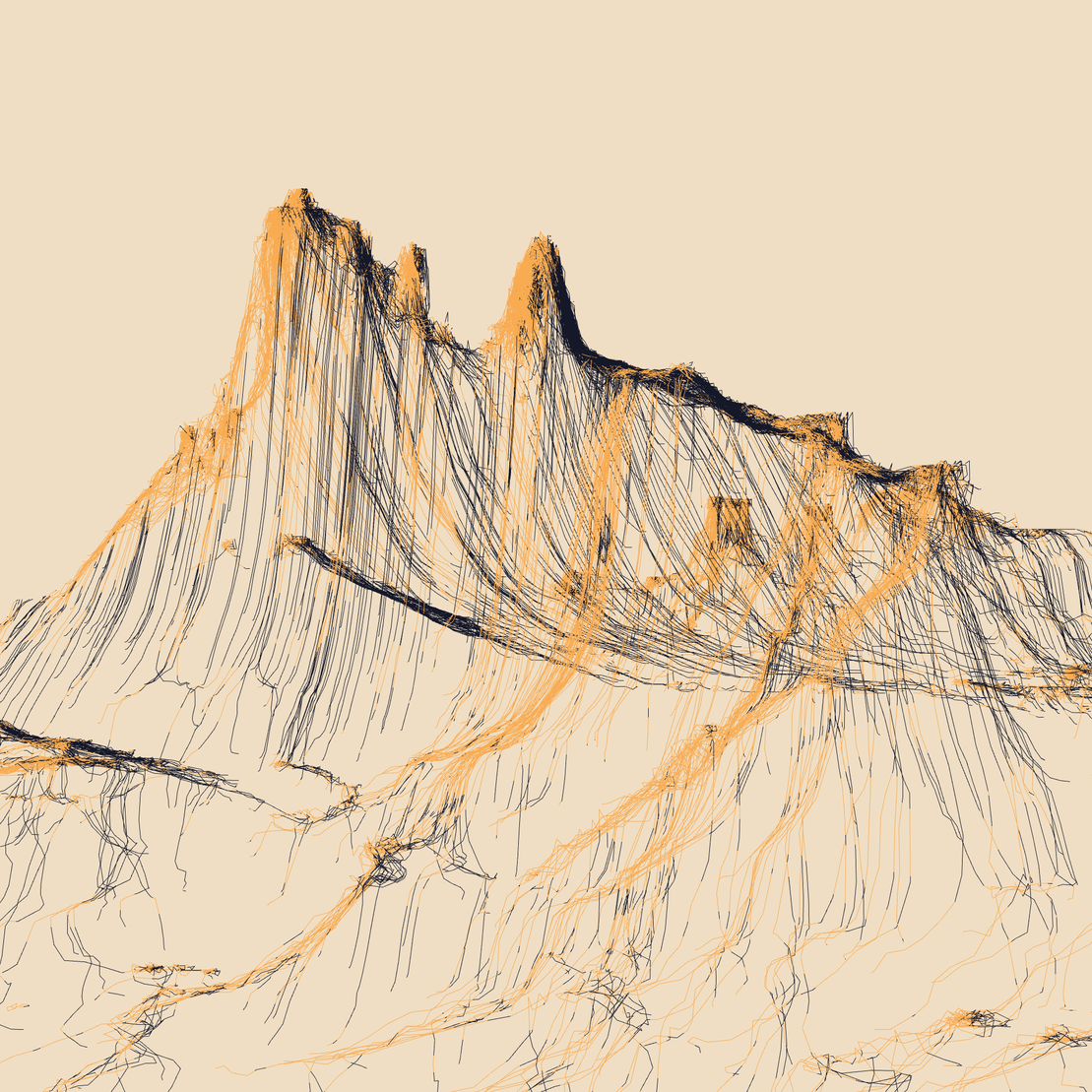 Ridge Scribbles #250