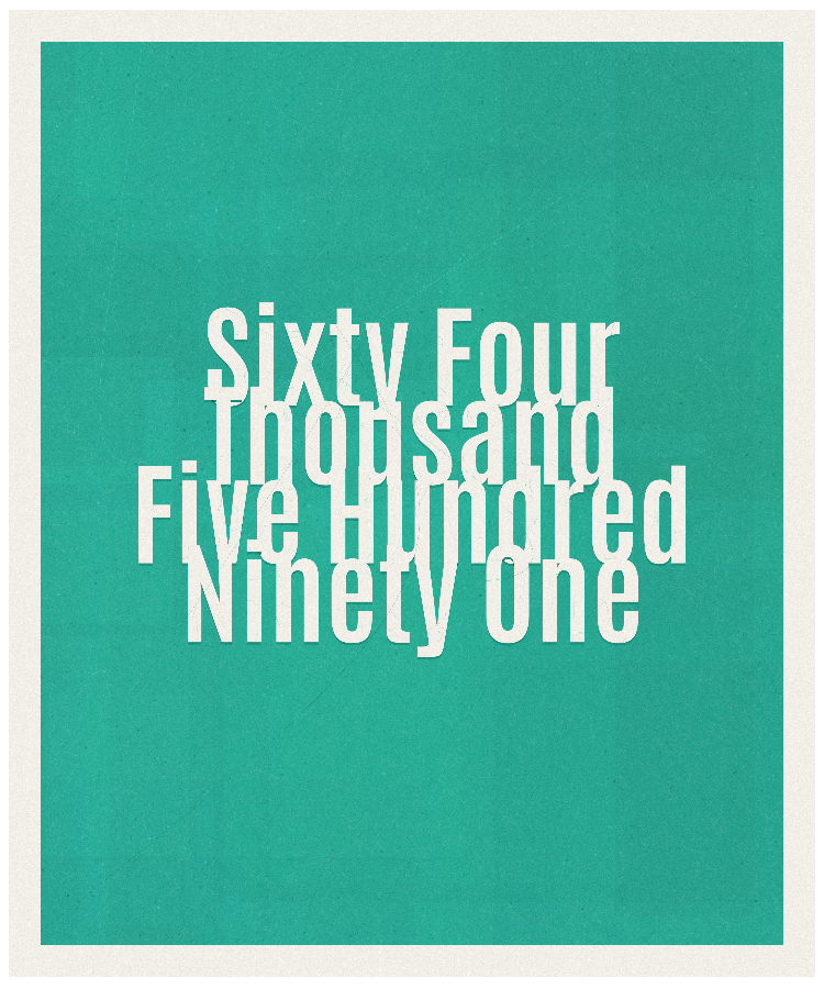 Count #64591