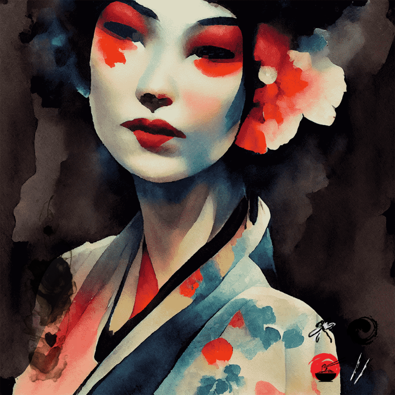 Black Rose and Geisha