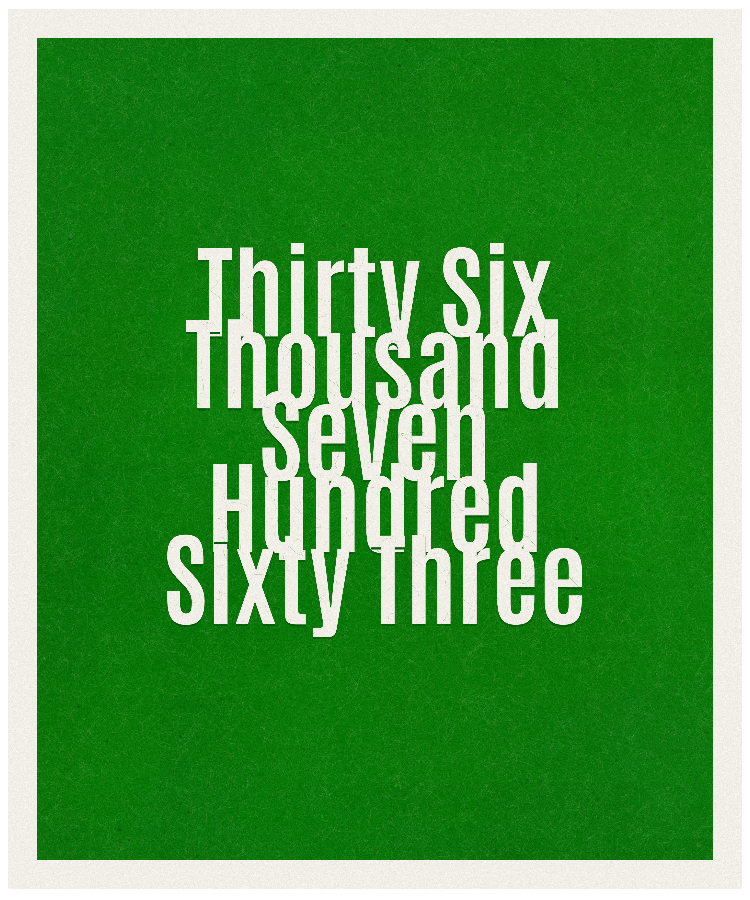 Count #36763