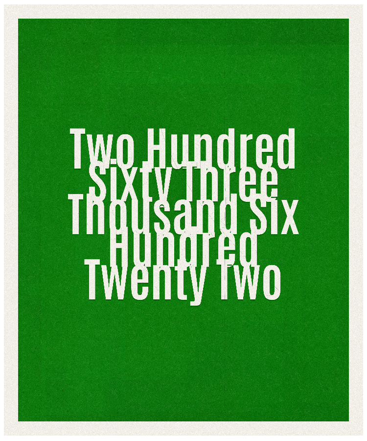 Count #263622