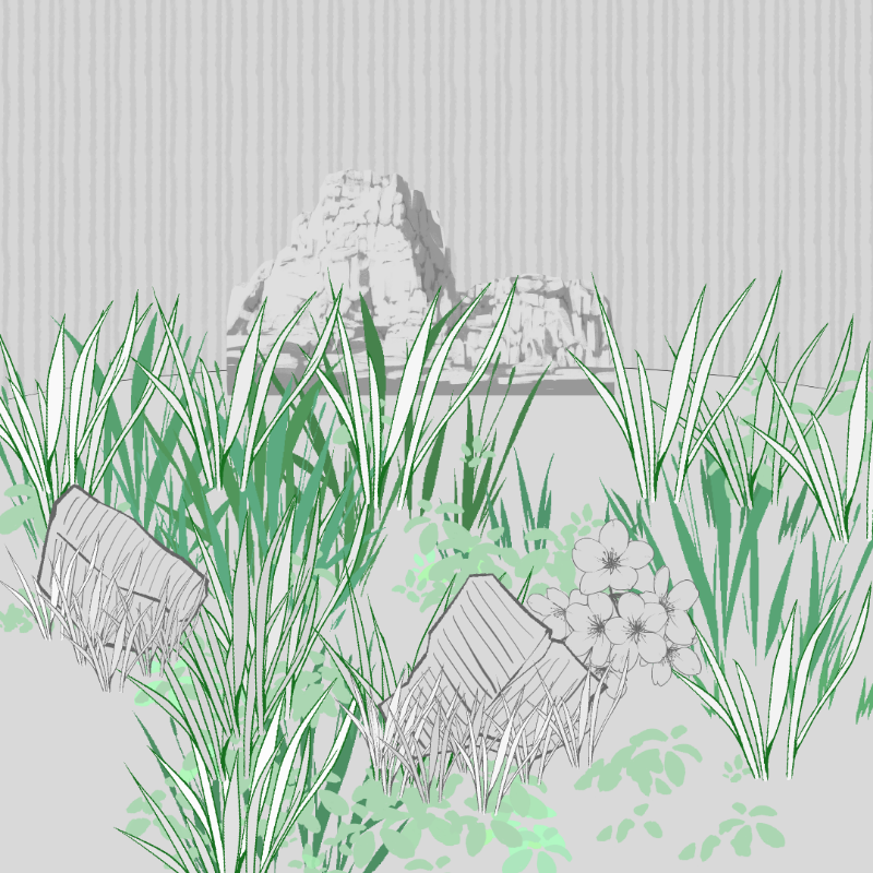 Wild Grass and Rubble #63