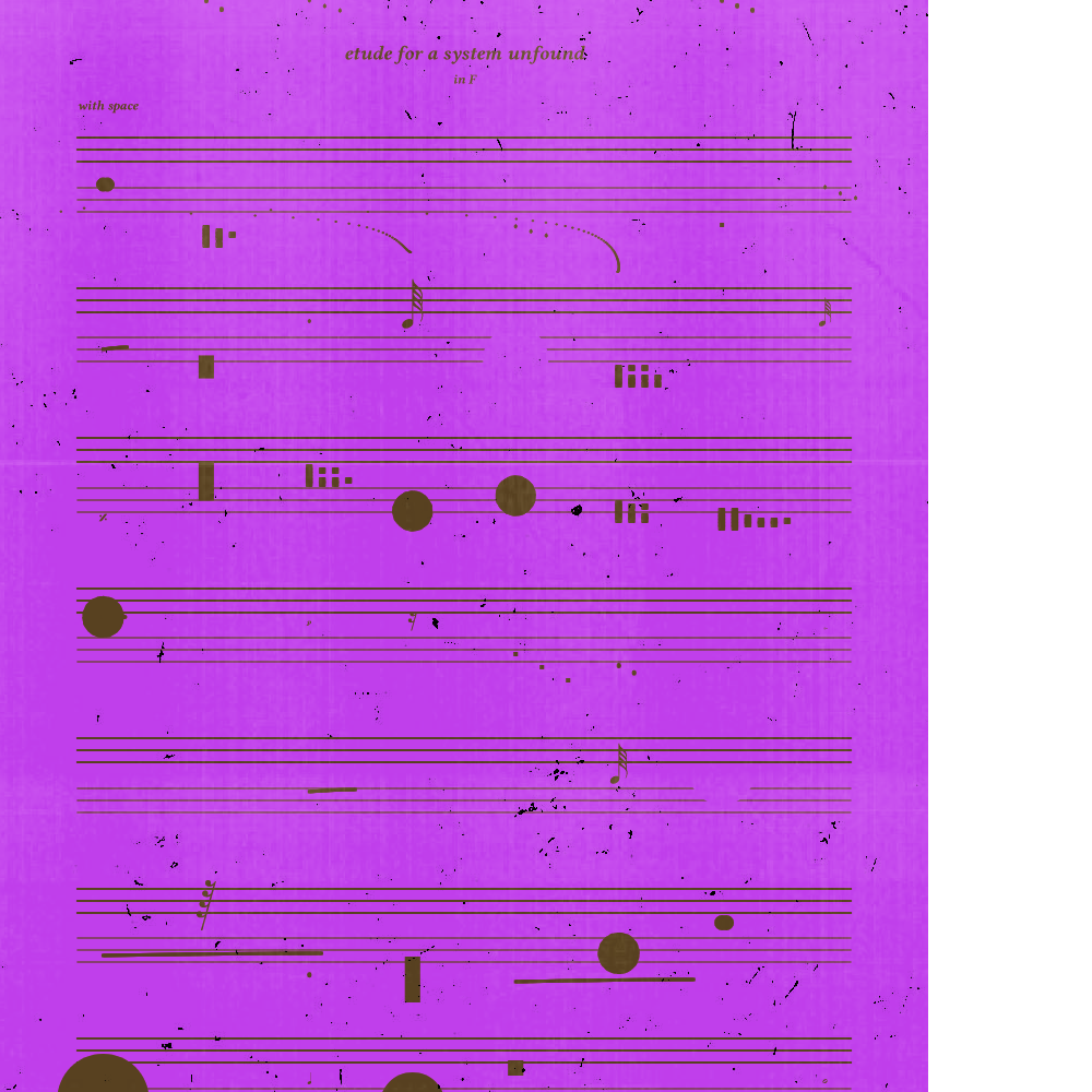 etude for a system unfound #232