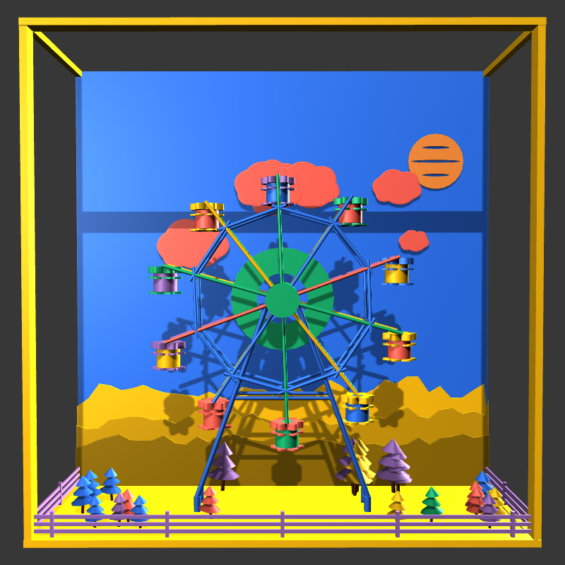 “Uncle Run” Fun Park: Ferris Wheel #17