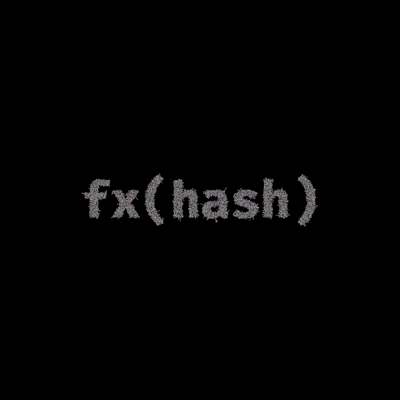 FXHASH Logo with Features #365