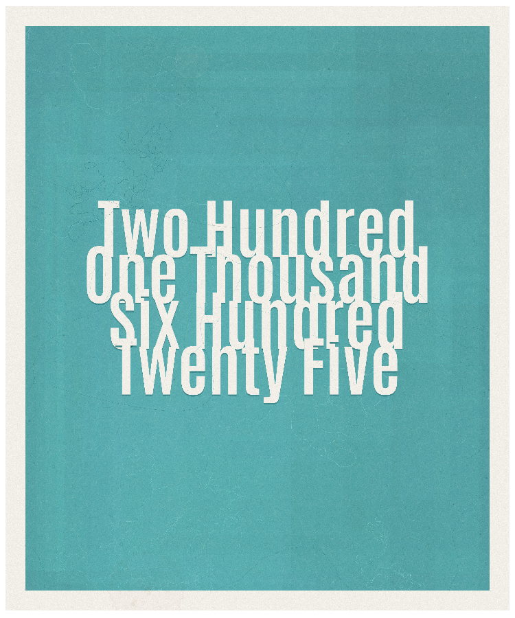 Count #201625