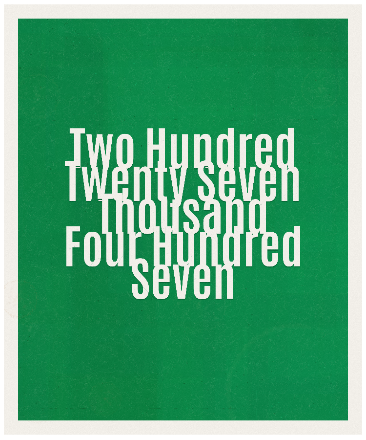 Count #227407