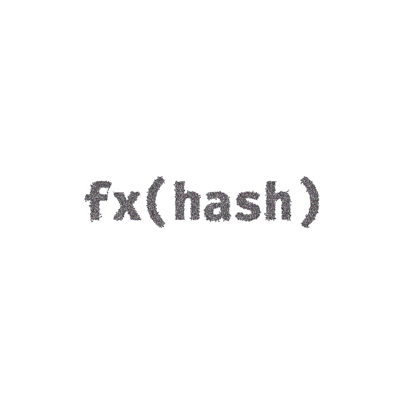 FXHASH Logo with Features #895