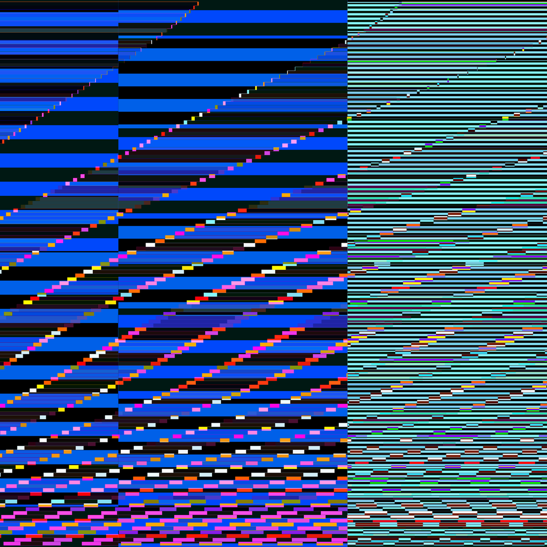 Glitchometry Stripes #17