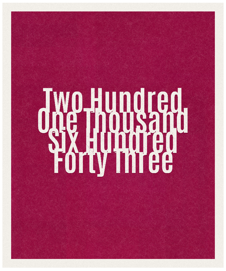 Count #201643
