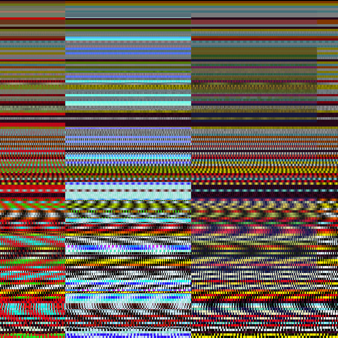 Glitchometry Stripes #87