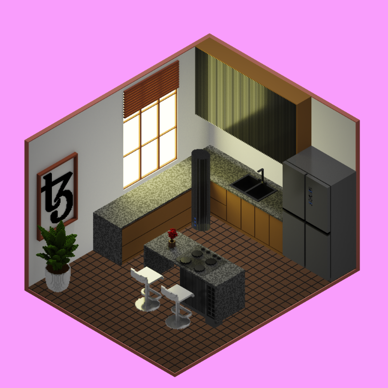 Isometric kitchen #49