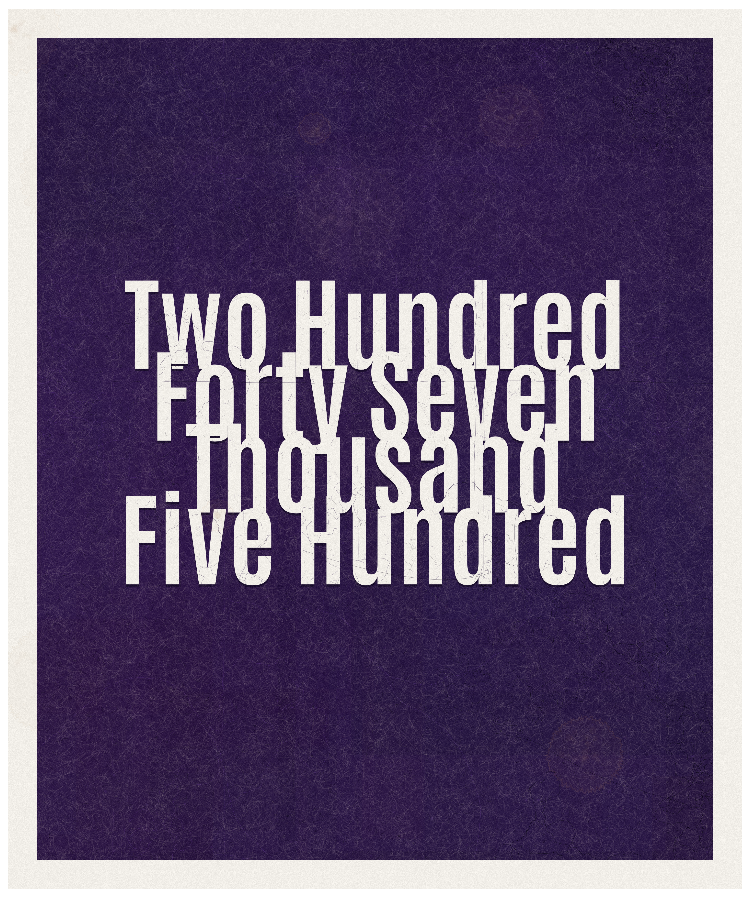 Count #247500