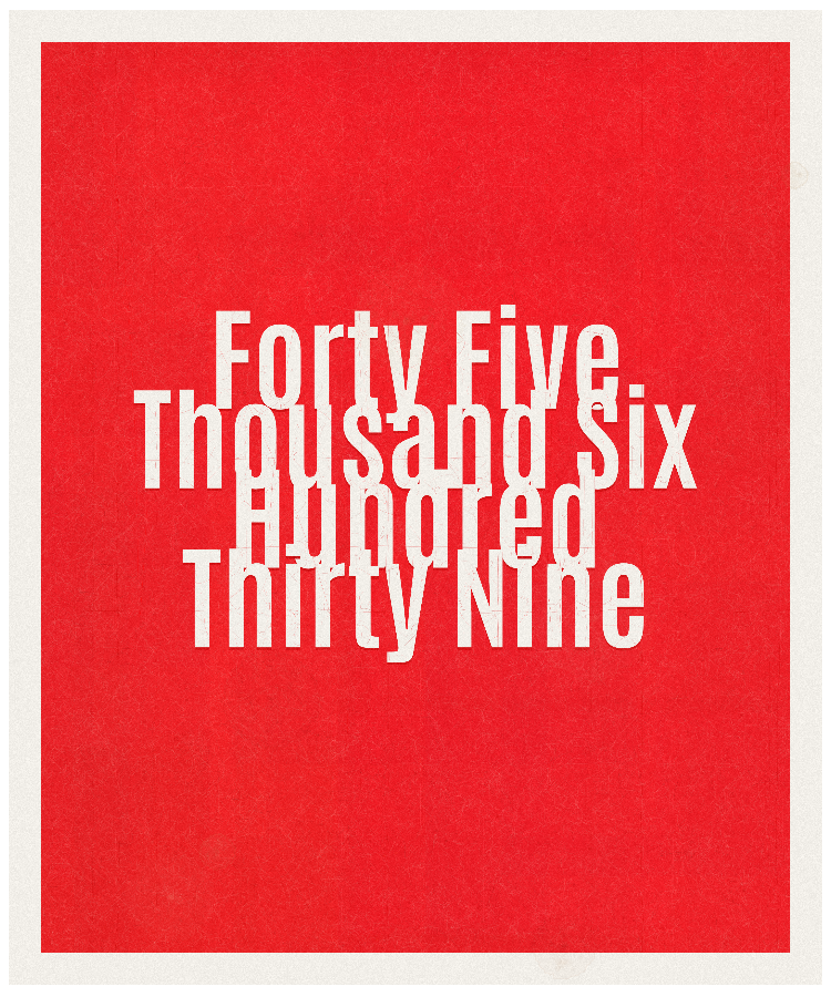 Count #45639