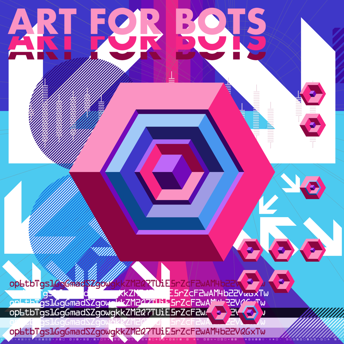 Hexagones - Art for Bots for Humans #17