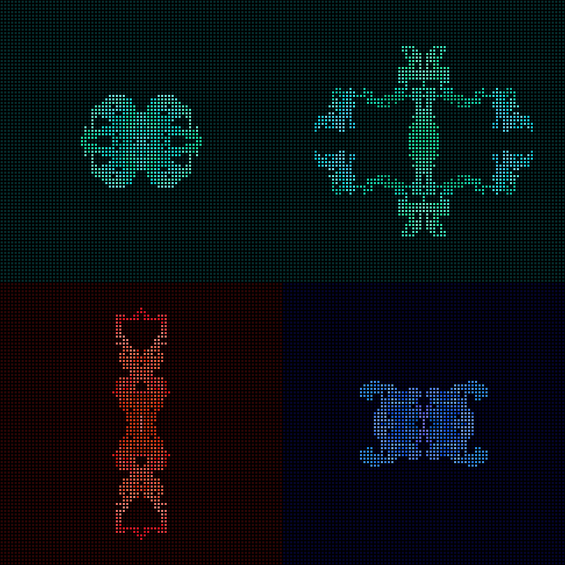 Dither Creatures 2x2 #109