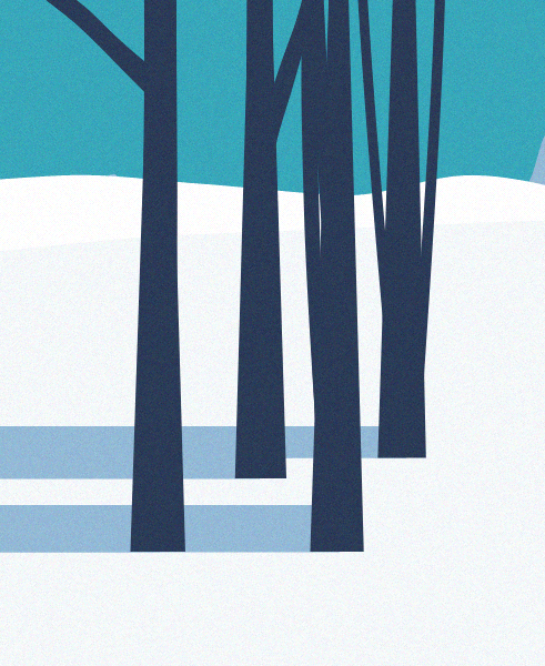 Minimal Snow Landscape #62