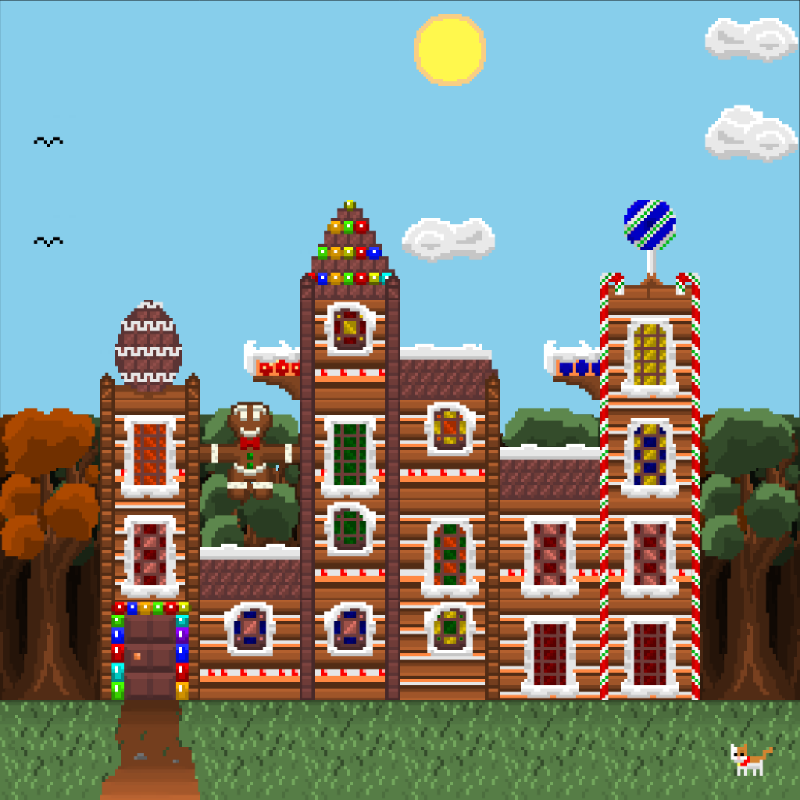 2D Mansion Candy House #1