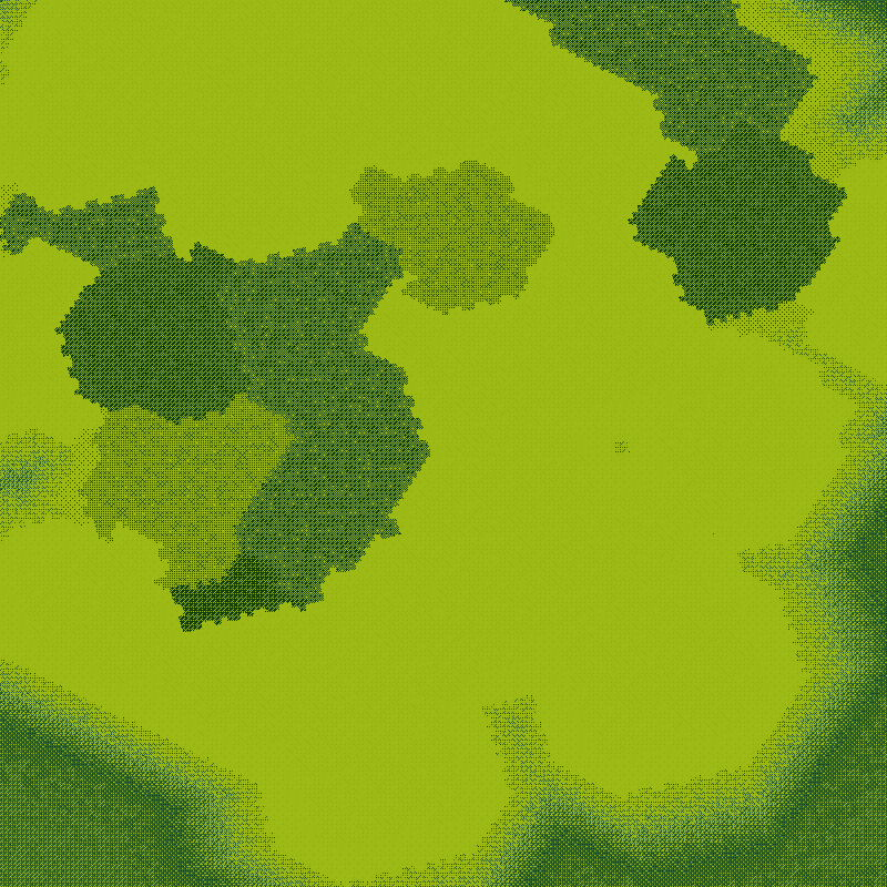 Littlecube Maps: Green Dithering #28