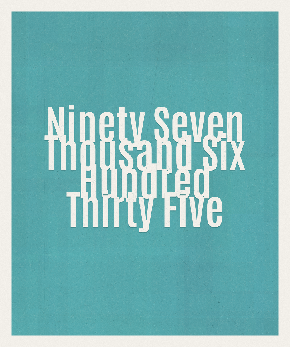 Count #97635