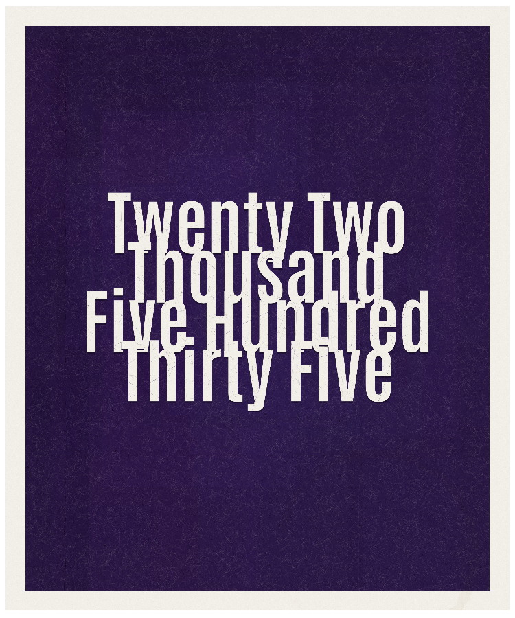 Count #22535