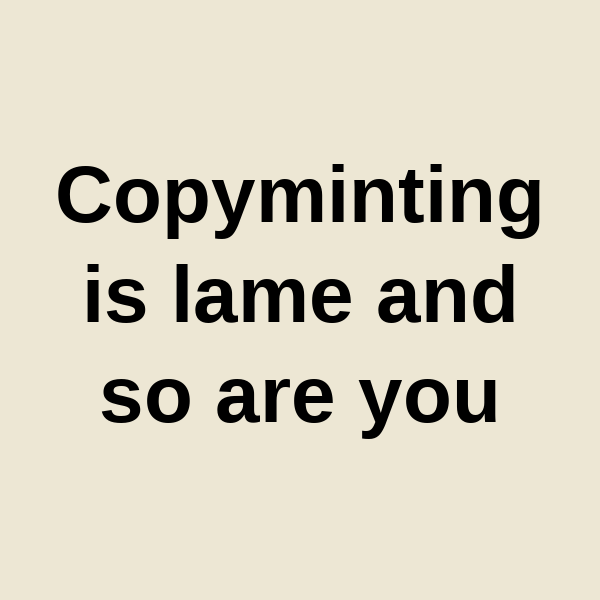 Copyminter Catharsis #254