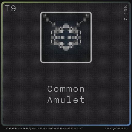 Gear for your quests - Amulet #50