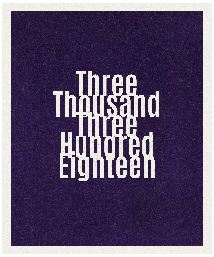 Count #3318