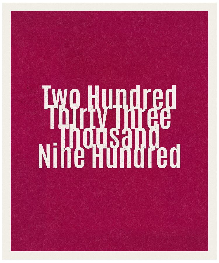 Count #233900