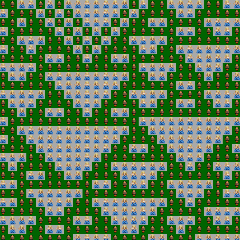 Elementary Cellular Emoji Automata #519