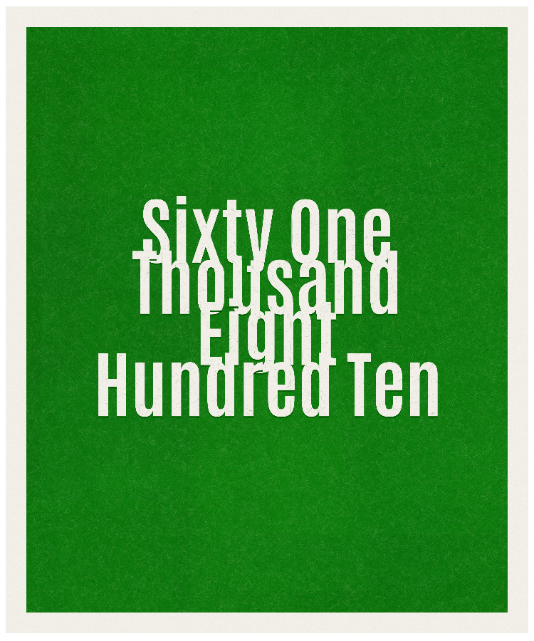 Count #61810