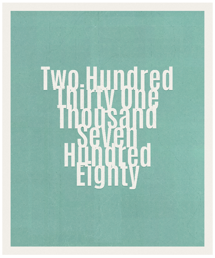Count #231780