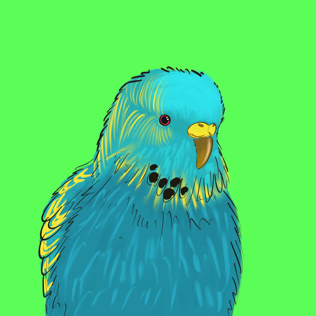 Neon Parrot #5