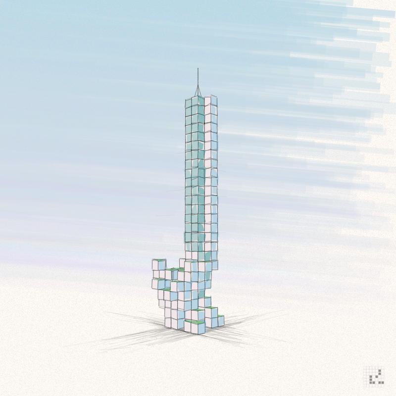 Cellular Skyscrapers #104