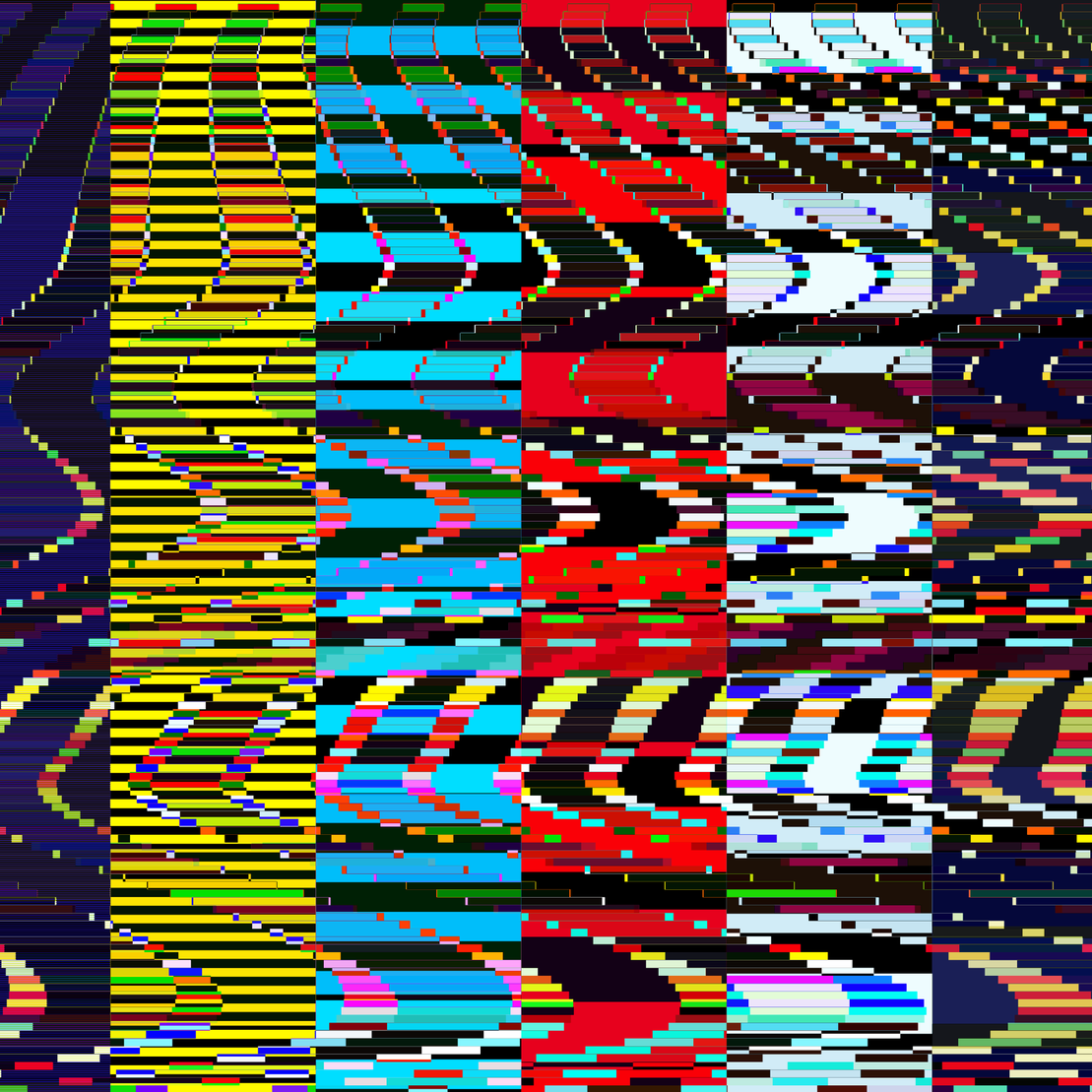 Glitchometry Stripes #3