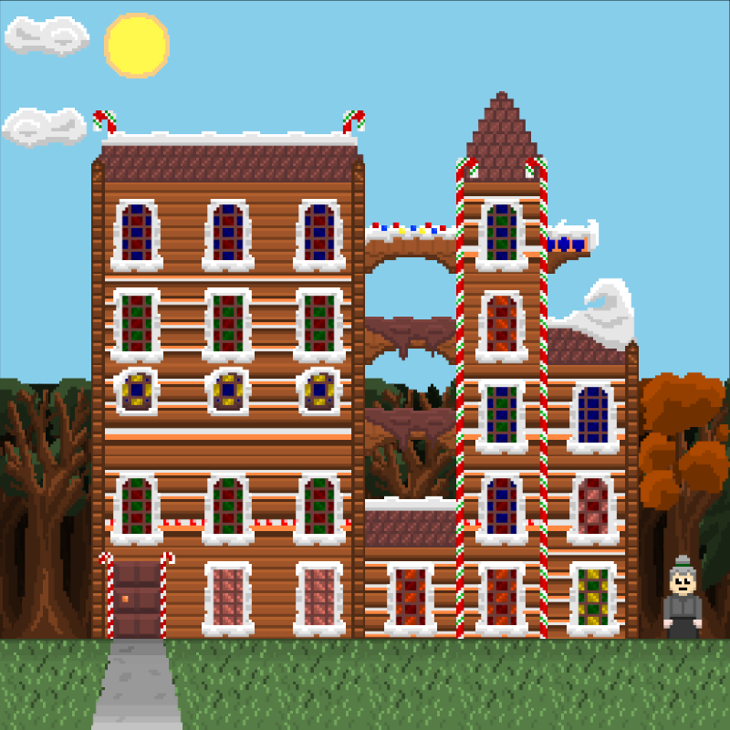 2D Mansion Candy House #128