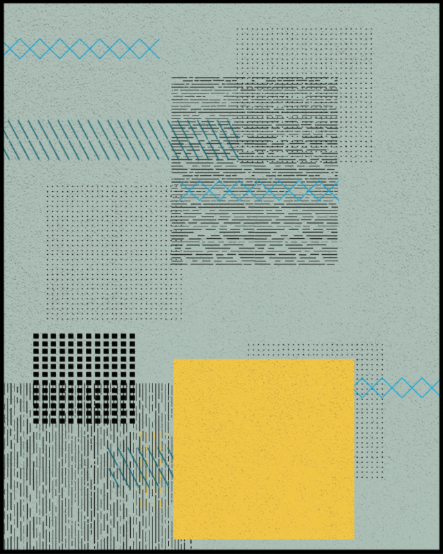 Dance of lines and shapes #36