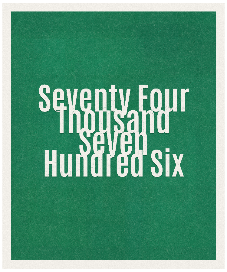 Count #74706