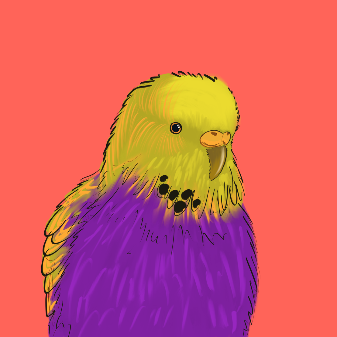 Neon Parrot #14