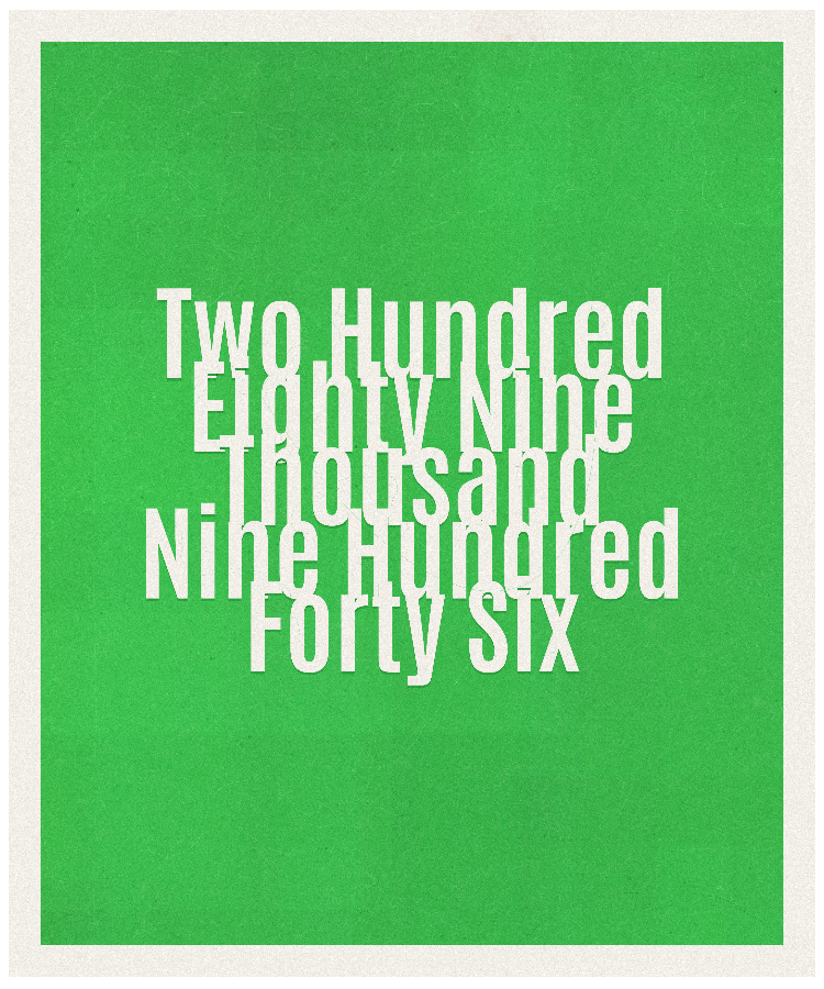 Count #289946