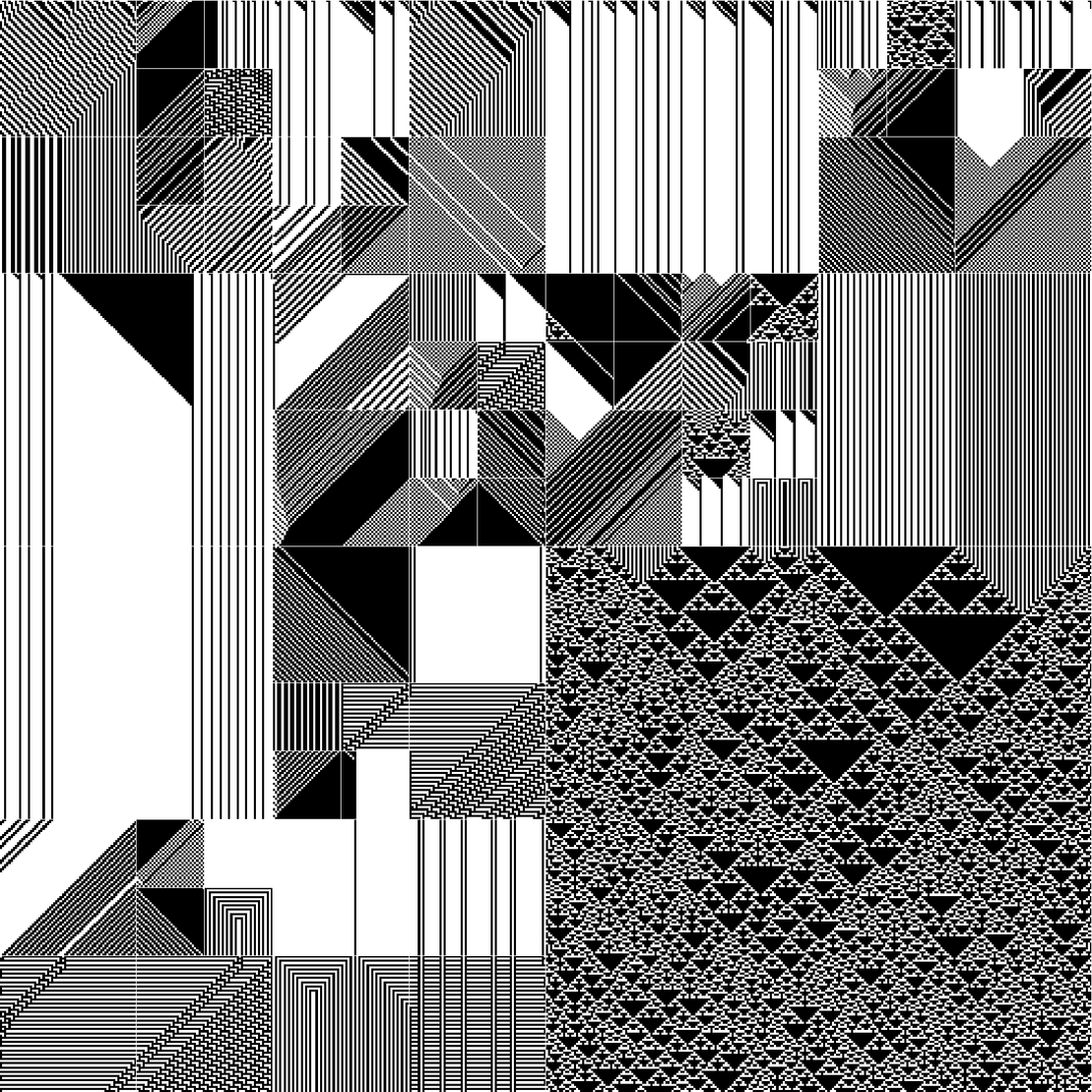 RULES (for Elementary Cellular Automata) #395