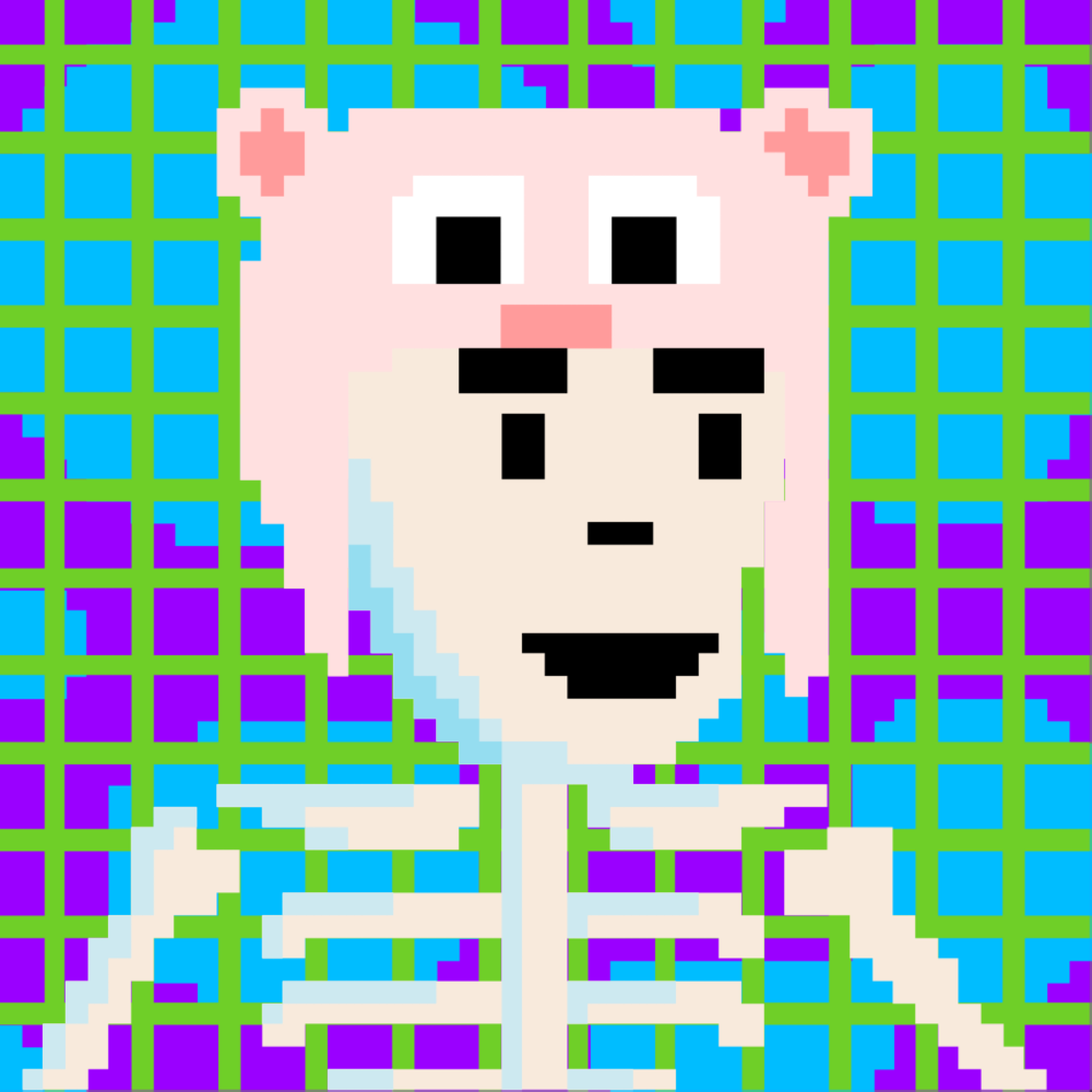 PIXEL SKULLETTI 1 #202