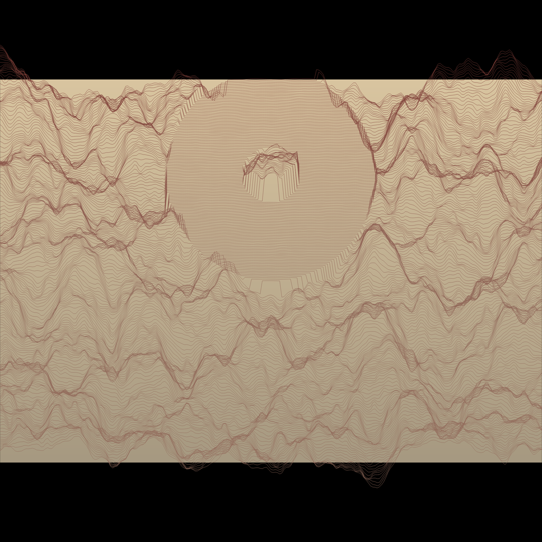 Waves Circle (For Plotter) #124