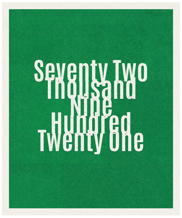 Count #72921